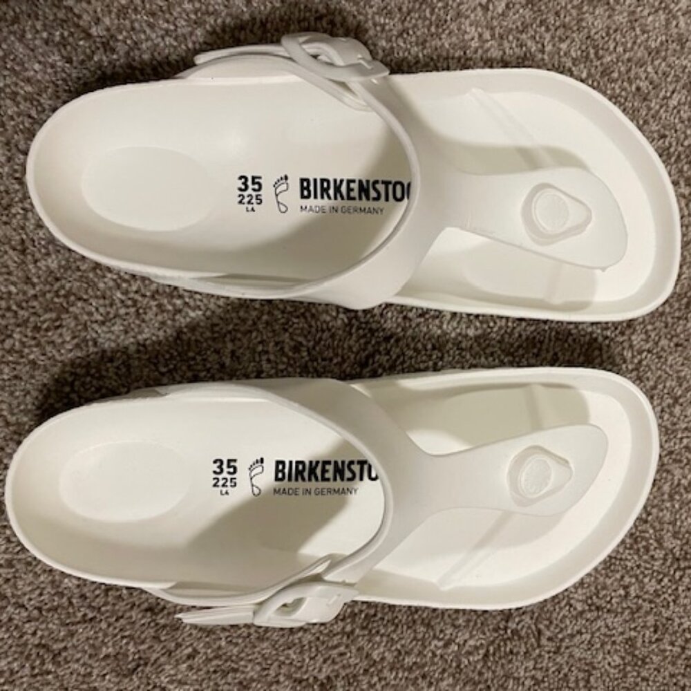 Birkenstock Gizeh Essentials  EVA - white size 35 brand new